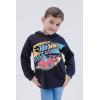 imageHot Wheels Fleece Pullover Hoodie Toddler to Big Kid Sizes 2T  1820Black
