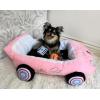 imageHot Wheels Plush Car Pet Bed  Themed Blue Car Design for Dogs and Cats with Toy Steering Wheel and TireElvis