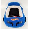 imageHot Wheels Plush Car Pet Bed  Themed Blue Car Design for Dogs and Cats with Toy Steering Wheel and TireHot Wheels