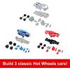 imageMattel Games Hot Wheels Build N Slam Kids Game with Buildable Classic Cars Fix it Fast or Watch it Blast 1 to 3 Players