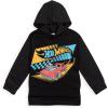 imageHot Wheels Fleece Pullover Hoodie Toddler to Big Kid Sizes 2T  1820Black