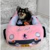 imageHot Wheels Plush Car Pet Bed  Themed Blue Car Design for Dogs and Cats with Toy Steering Wheel and TireElvis