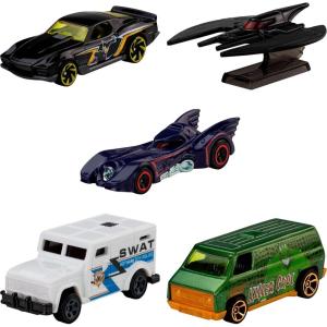 imageHot Wheels 164 Scale DieCast Toy Cars 5Pack of Toy Race Cars Hot Rods Character Cars or Rescue or PickUp Trucks Styles May Vary