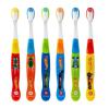 imageBrush Buddies Hot Wheels Manual Toothbrushes for Kids  3 Pack  Soft Bristled Childrens Toothbrushes with Fun MultiColored Designs AntiSlip Grip Handles Perfect for Toddlers Home Use or TravelMulticolor