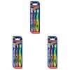 imageBrush Buddies Hot Wheels Manual Toothbrushes for Kids  3 Pack  Soft Bristled Childrens Toothbrushes with Fun MultiColored Designs AntiSlip Grip Handles Perfect for Toddlers Home Use or TravelRed  Blue  Green