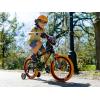 imageDynacraft Hot Wheels Boys BMX Bikes Sizes 12  18 for Ages 39 Years in red Black with Handlebar rev Grip Play FeatureBlack