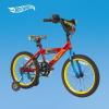imageDynacraft Hot Wheels Boys BMX Bikes Sizes 12  18 for Ages 39 Years in red Black with Handlebar rev Grip Play FeatureRed