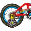 imageDynacraft Hot Wheels Boys BMX Bikes Sizes 12  18 for Ages 39 Years in red Black with Handlebar rev Grip Play FeatureRedBlue