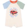 imageHot Wheels Baby 2 Pack Rompers Newborn to Infant Sizes Newborn  24 MonthsBeige
