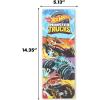 imageHot Wheels Flaming Tire Metal Sign  Classic Hot Wheels Wall Decor for Bedroom Garage or Man CaveBlue
