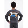 imageHot Wheels Fleece Pullover Sweatshirt and Jogger Pants Outfit Set Toddler to Big Kid Sizes 2T  1012Charcoal Gray