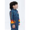 imageHot Wheels French Terry Racing Zip Up Coverall Toddler to Big Kid Sizes 2T  1012Gray