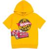imageHot Wheels Hooded TShirt and Fleece Jogger Pants Outfit Set Toddler to Big Kid Sizes 2T  1012Golden Yellow  Gray