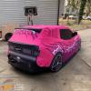 imageHot Wheels I Custom Car Cover MadetoOrder I by Hero Covers I Custom Made to fit Your Vehicle Decorative Automotive Protection Cover I Outdoor and Indoor Cover I Bag I Rodger Dodger Pink Car Cover