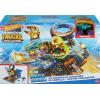 imageHot Wheels Monster Trucks Arena Smashers MegaWrex vs Crushzilla Takedown Playset with 164 Scale MegaWrex Toy Truck amp 6 Crushable CarsPlayset
