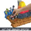 imageHot Wheels Monster Trucks Playset amp Toy Truck Arena Smashers Bone Shaker Ultimate Crush Yard Exclusive 164 Scale Bone Shaker amp 3 Crushable Cars