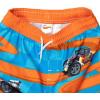 imageHot Wheels Raglan Rash Guard and Swim Trunks UPF 50 Outfit Set Toddler to Big Kid Sizes 2T  1012Blue