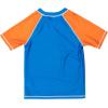 imageHot Wheels Raglan Rash Guard and Swim Trunks UPF 50 Outfit Set Toddler to Big Kid Sizes 2T  1012Blue