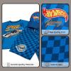 imageHot Wheels Ringer TShirt French Terry Shorts and Baseball Hat 3 Piece Outfit Set Toddler to Big Kid Sizes 2T  1012Blue