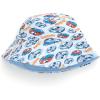 imageHot Wheels Romper and Bucket Sun Hat Outfit Set Newborn to Toddler Sizes Newborn  4TPastel Blue