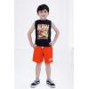 imageHot Wheels Tank Top and Shorts Outfit Set Toddler to Big Kid Sizes 2T  1012Black  Red