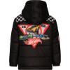 imageHot Wheels Zip Up Puffer Jacket with Fleece Lining Toddler to Big Kid Sizes 3T  1012Black