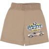 imageIsaac Morris Limited Hot Wheels Boys 2Piece Set  Short Sleeve Graphic Print TShirt and Shorts  Racing Outfit for KidsRedBrown