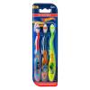 imageBrush Buddies Hot Wheels Manual Toothbrushes for Kids  3 Pack  Soft Bristled Childrens Toothbrushes with Fun MultiColored Designs AntiSlip Grip Handles Perfect for Toddlers Home Use or TravelRed  Blue  Green