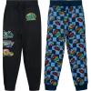 imageHot Wheels Fleece 2 Pack Jogger Pants Toddler to Big Kid Sizes 2T  1012Charcoal Navy  Blue
