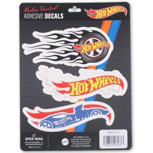 imageHot Wheels Badge Adhesive Vinyl Decal  Fun Hot Wheels Sticker for Car Window or BumperRedBlue