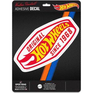 imageHot Wheels Badge Adhesive Vinyl Decal  Fun Hot Wheels Sticker for Car Window or BumperRedYellow