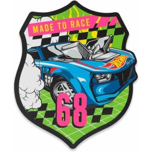 imageHot Wheels Flaming Tire Metal Sign  Classic Hot Wheels Wall Decor for Bedroom Garage or Man CaveGreen