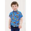 imageHot Wheels Matching Family Button Down Shirt Toddler to Adult Sizes 2T  2XLBright Blue