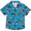 imageHot Wheels Matching Family Button Down Shirt Toddler to Adult Sizes 2T  2XLBright Blue