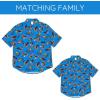 imageHot Wheels Matching Family Button Down Shirt Toddler to Adult Sizes 2T  2XLBright Blue