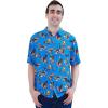imageHot Wheels Matching Family Button Down Shirt Toddler to Adult Sizes 2T  2XLBright Blue