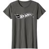 imageHot Wheels  Black Flame Logo TShirtAsphalt Grey