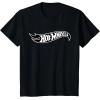 imageHot Wheels  Black Flame Logo TShirtBlack