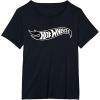 imageHot Wheels  Black Flame Logo TShirtBlack