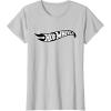 imageHot Wheels  Black Flame Logo TShirtSilver Grey