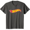 imageHot Wheels  Hot Wheels Logo TShirt SmallAsphalt Grey