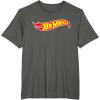 imageHot Wheels  Hot Wheels Logo TShirt SmallAsphalt Grey