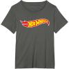 imageHot Wheels  Hot Wheels Logo TShirt SmallAsphalt Grey