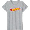imageHot Wheels  Hot Wheels Logo TShirt SmallHeather Grey