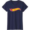 imageHot Wheels  Hot Wheels Logo TShirt SmallNavy Blue