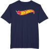 imageHot Wheels  Hot Wheels Logo TShirt SmallNavy Blue