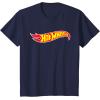 imageHot Wheels  Hot Wheels Logo TShirt SmallNavy Blue