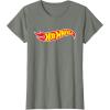 imageHot Wheels  Hot Wheels Logo TShirt SmallOlive Heather