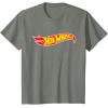 imageHot Wheels  Hot Wheels Logo TShirt SmallOlive Heather