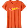 imageHot Wheels  Hot Wheels Logo TShirt SmallOrange